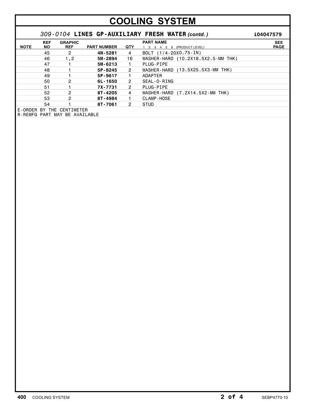 8T-7061 STUD CAT parts manual diagram