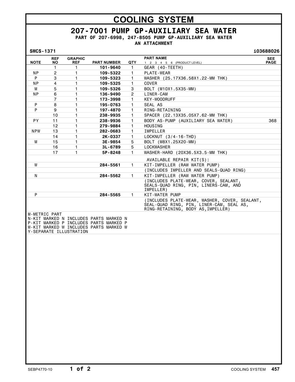 279-9884 HOUSING CAT parts manual diagram