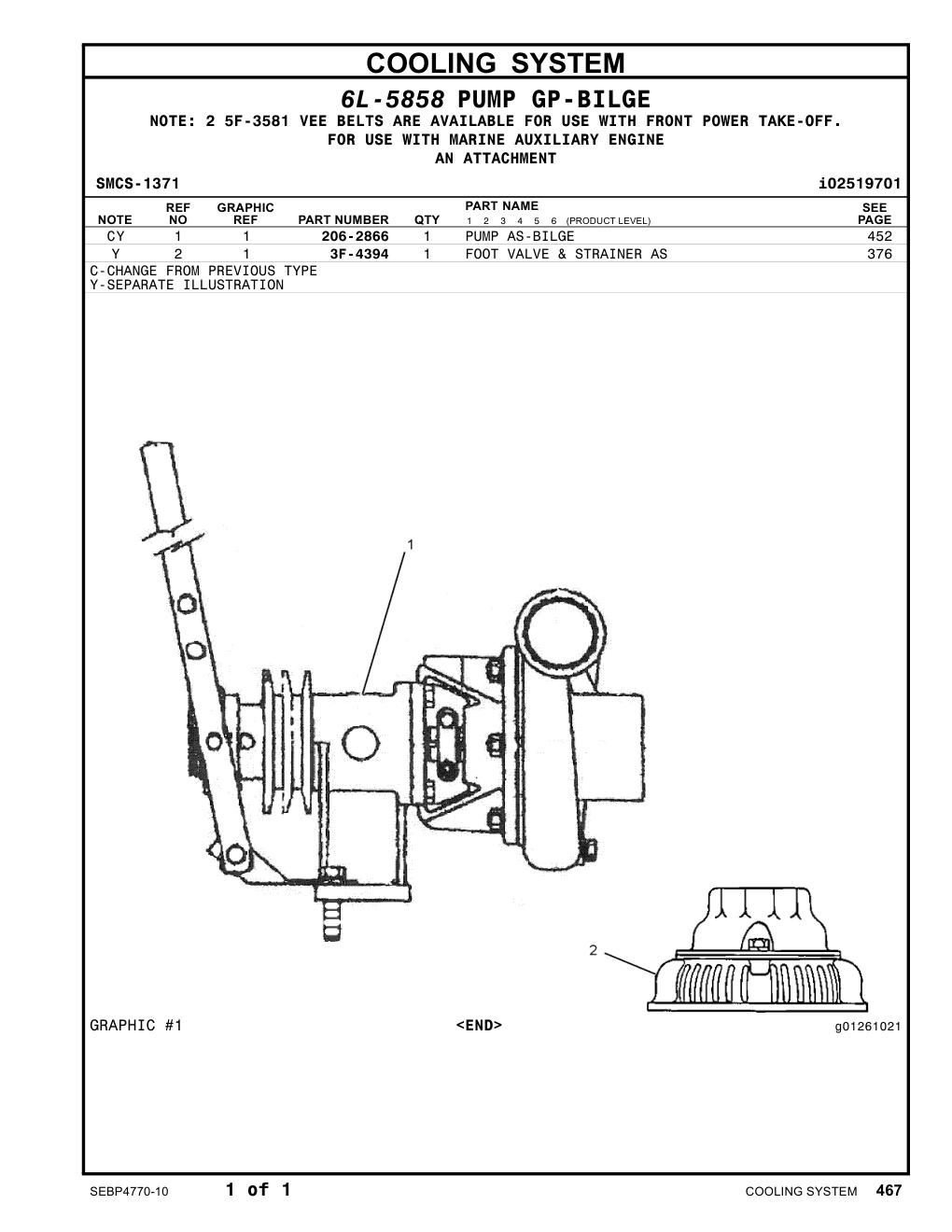 3F-4394 - FOOT VALVE & STRAINER AS