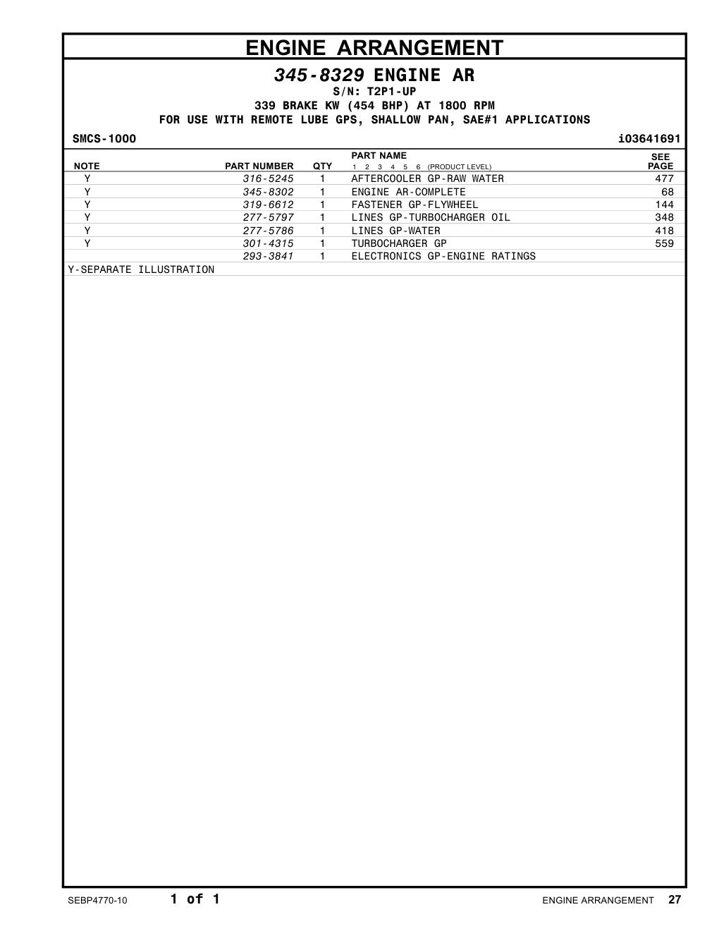 345-8302 - ENGINE AR-COMPLETE