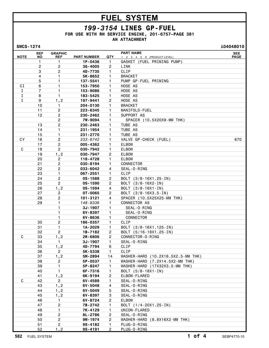 230-2463 TUBE AS CAT parts manual diagram