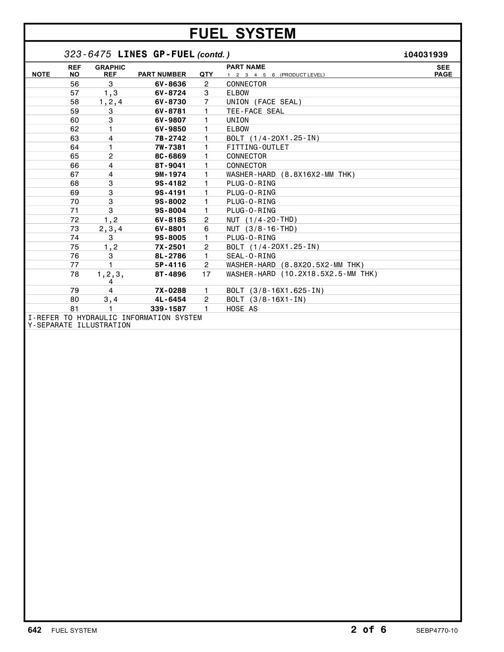 339-1587 HOSE AS CAT parts manual diagram