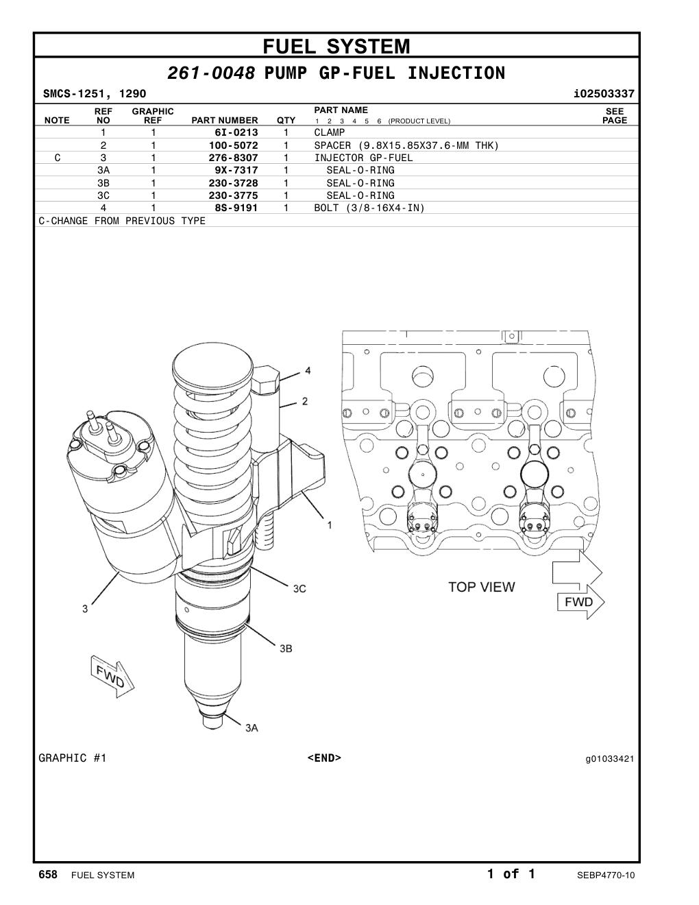 276-8307 - INJECTOR GP-FUEL