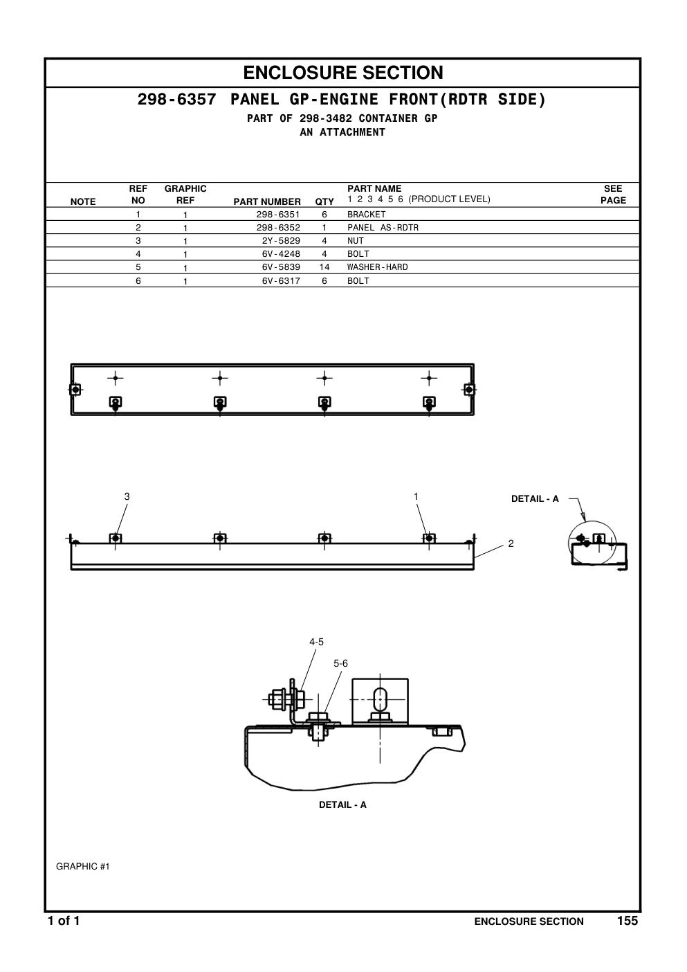 298-6352 - PANEL AS-RDTR