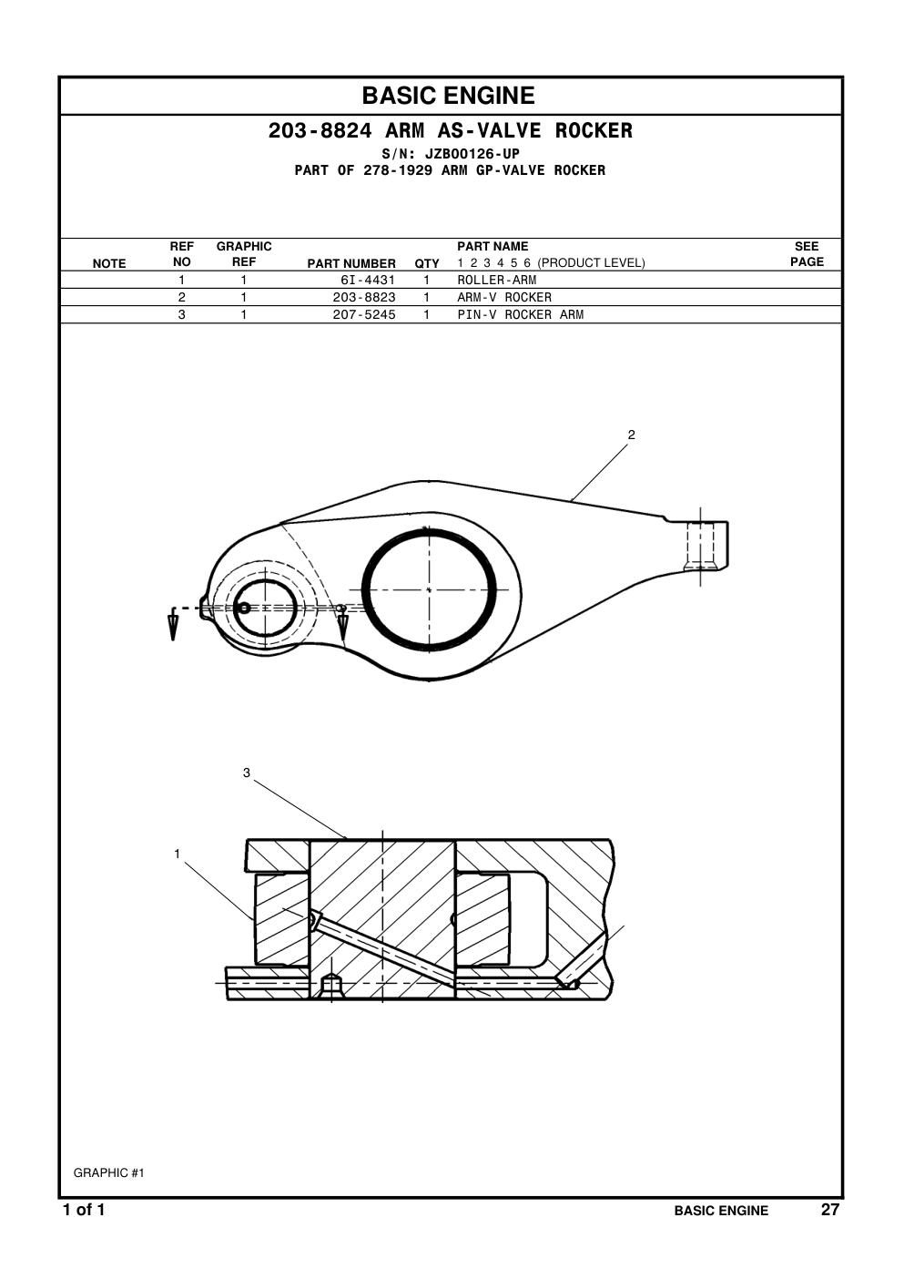 203-8823 - ARM-V ROCKER