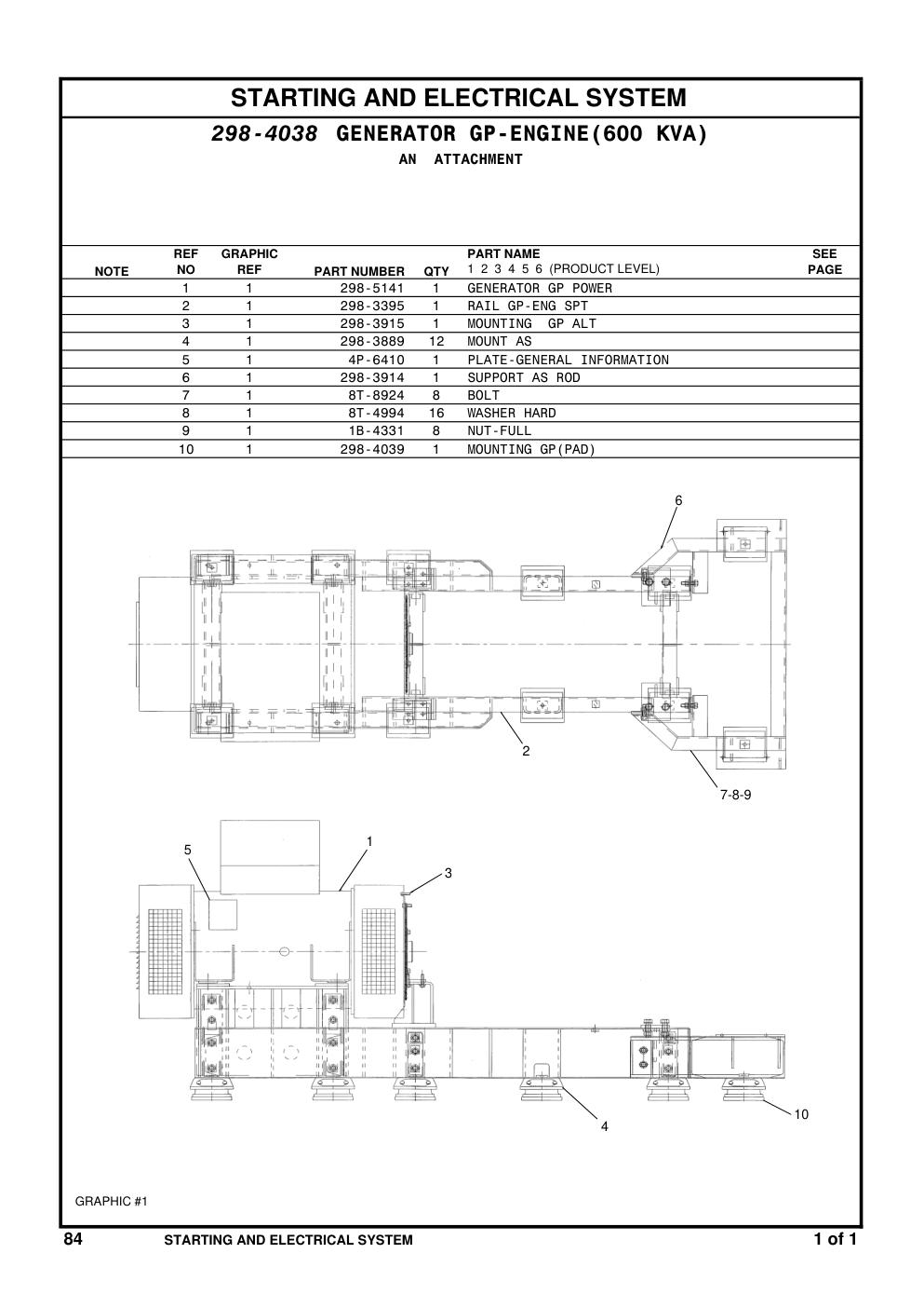 298-4039 - MOUNTING GP(PAD)