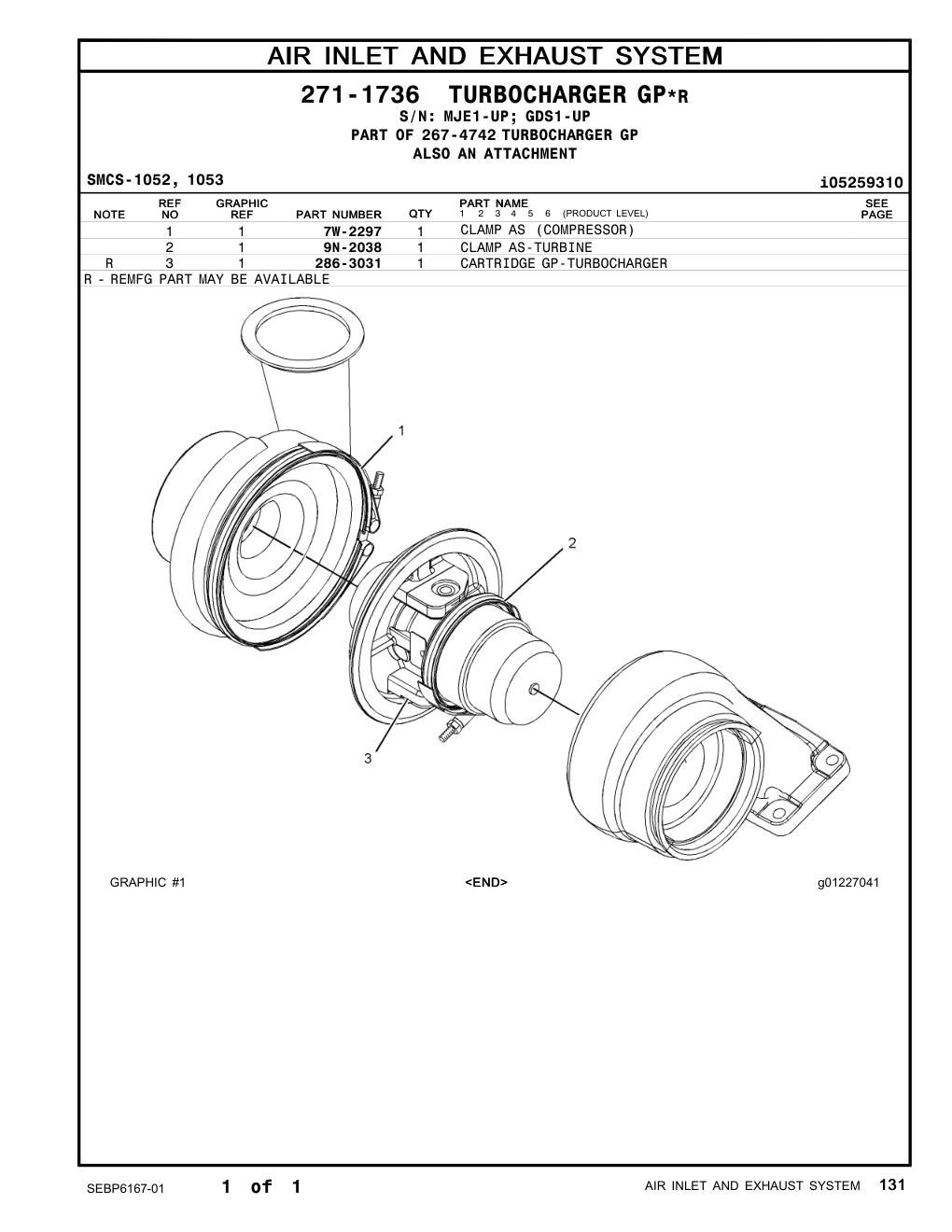 7W-2297 - CLAMP AS (COMPRESSOR)