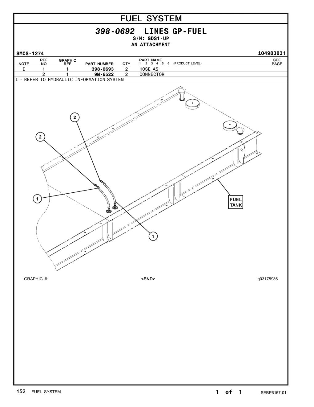 398-0693 - HOSE AS