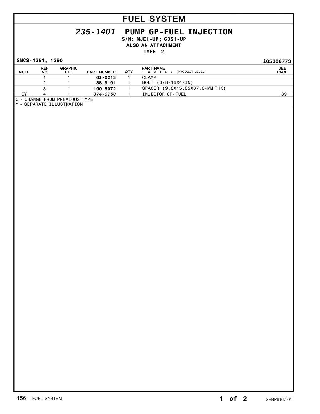 374-0750 - INJECTOR GP-FUEL