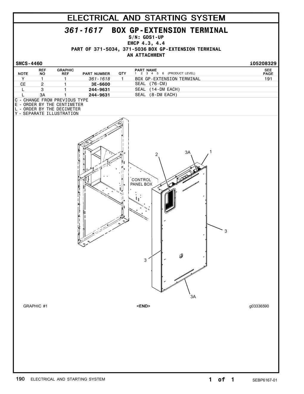 361-1618 - BOX GP-EXTENSION TERMINAL