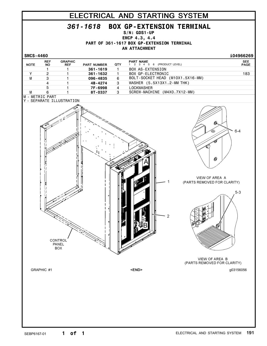 7F-6998 LOCKWASHER · S/N GDS1-UP CAT parts manual diagram