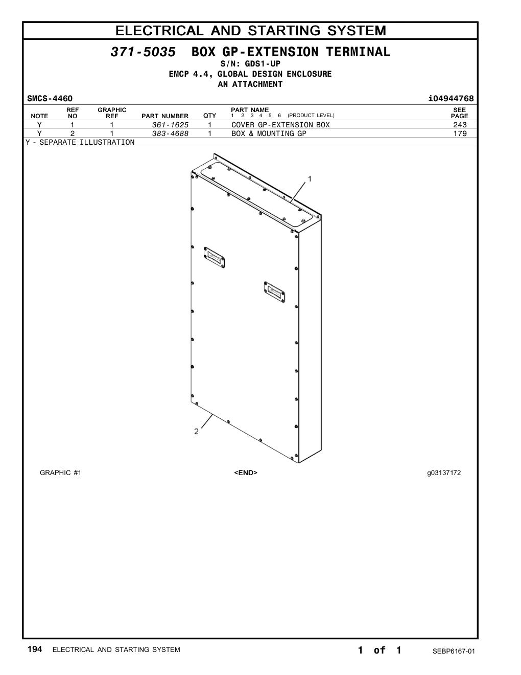 383-4688 - BOX & MOUNTING GP