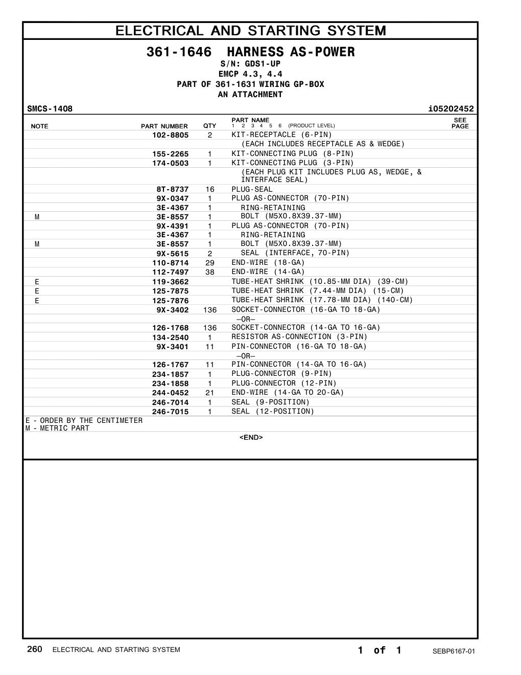 9X-4391 - PLUG AS-CONNECTOR (70-PIN)