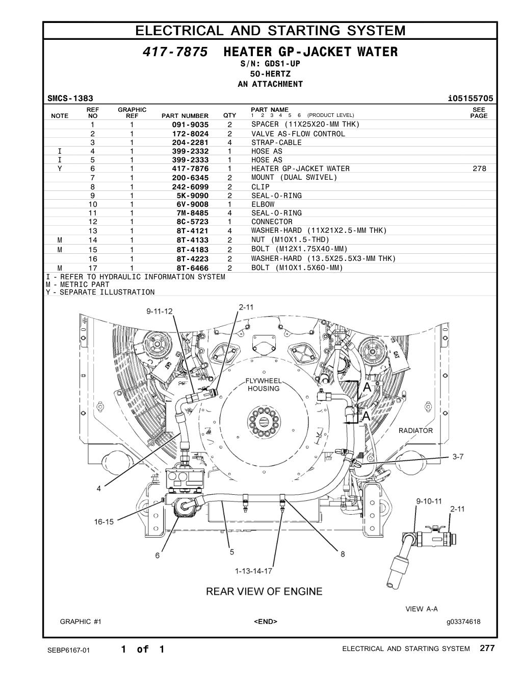 417-7876 - HEATER GP-JACKET WATER