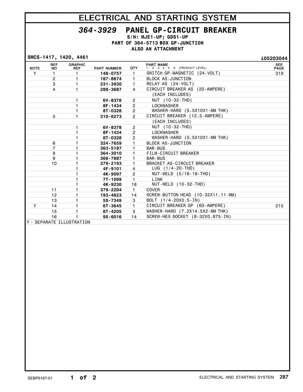 187-8674 BLOCK AS-JUNCTION CAT parts manual diagram