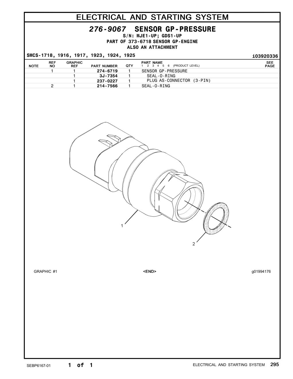 237-0227 - PLUG AS-CONNECTOR (3-PIN)