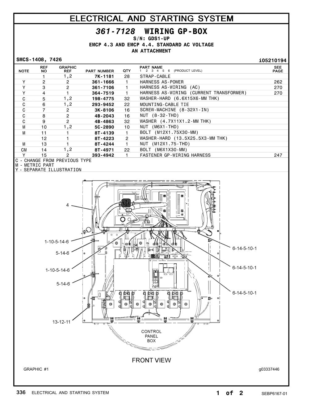 364-7519 - HARNESS AS-WIRING (CURRENT TRANSFORMER)