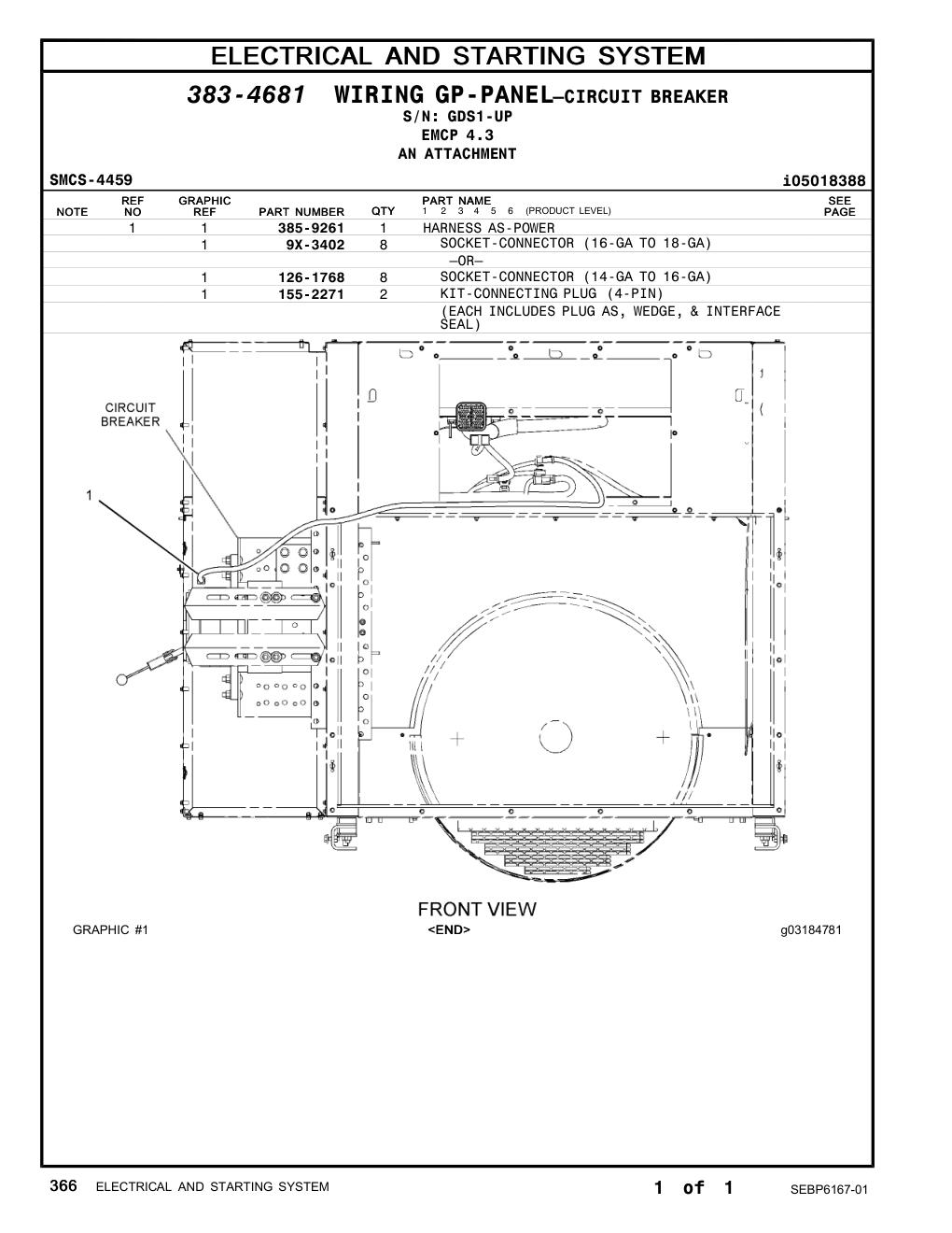385-9261 - HARNESS AS-POWER