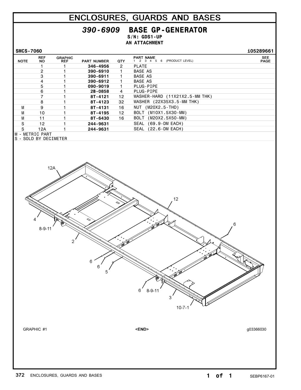 090-9019 PLUG-PIPE · S/N GDS1-UP CAT parts manual diagram