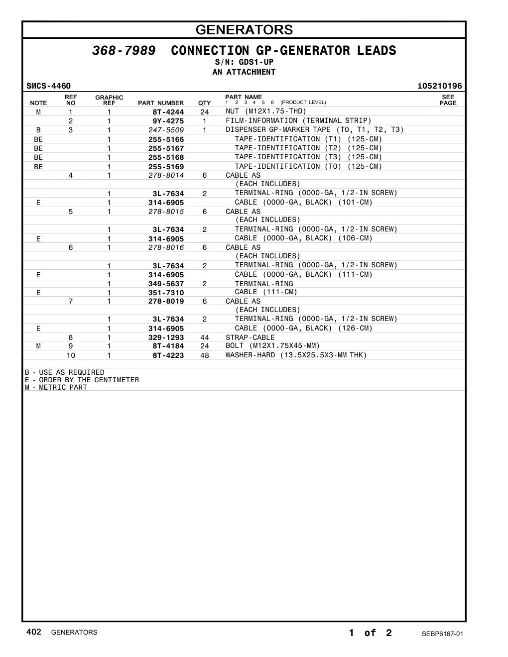 247-5509 DISPENSER GP-MARKER TAPE (T0, T1, T2, T3) · S/N GDS1-UP CAT parts manual diagram