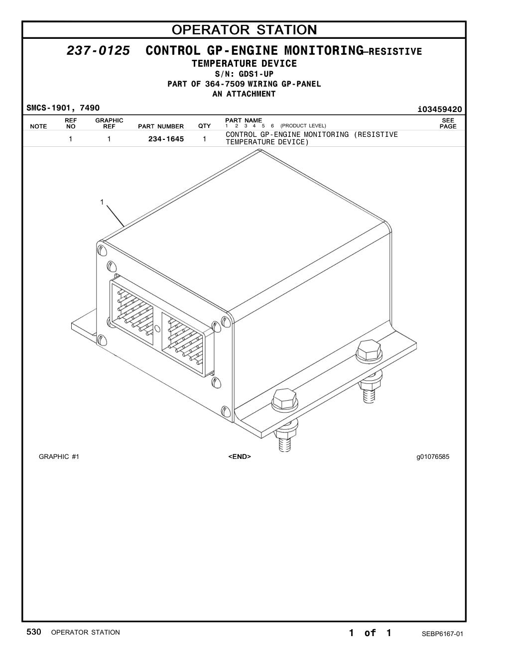 234-1645 - TEMPERATURE DEVICE)