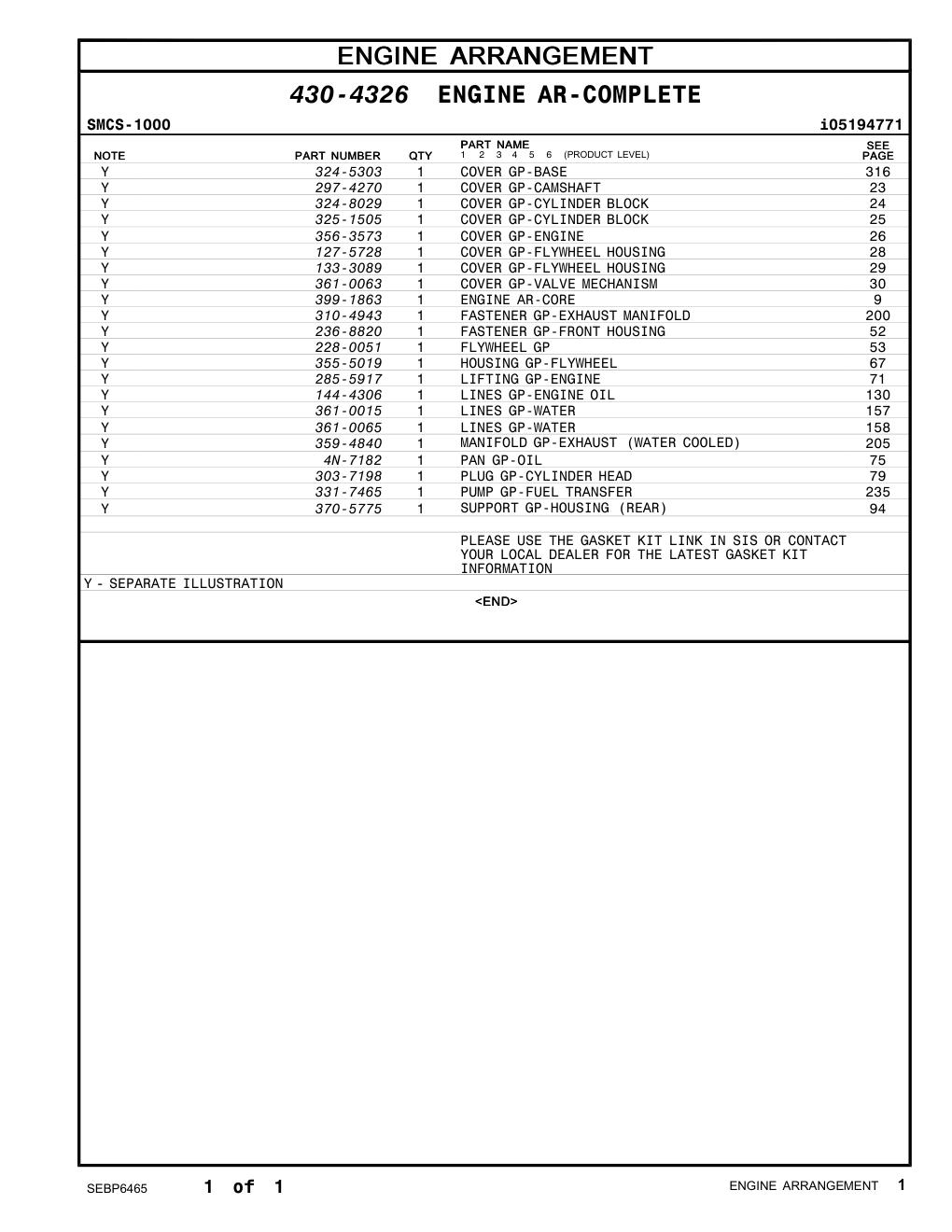 133-3089 - COVER GP-FLYWHEEL HOUSING
