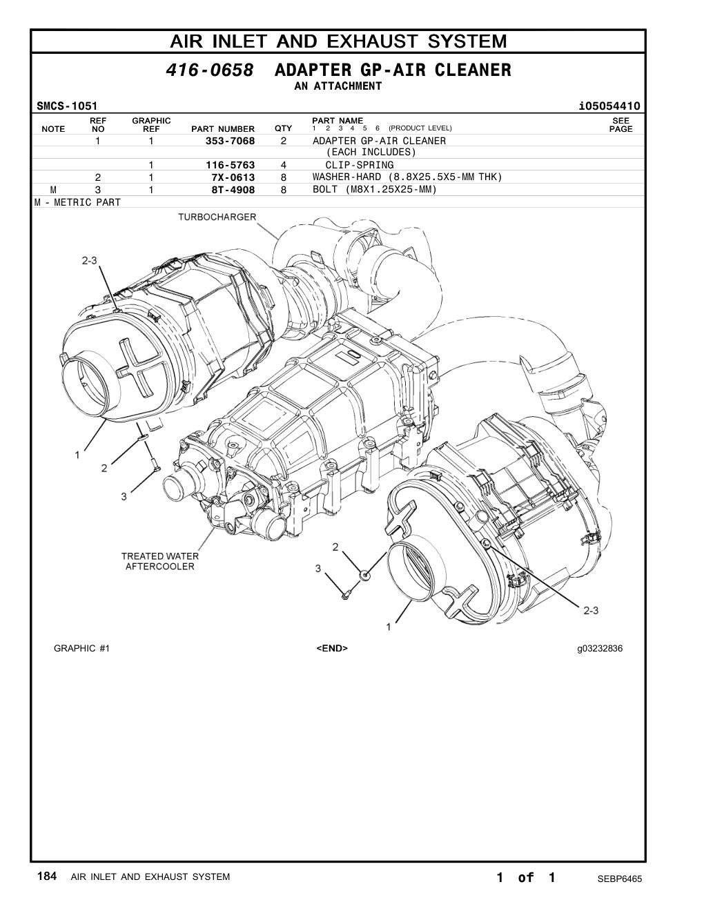 116-5763 CLIP-SPRING CAT parts manual diagram