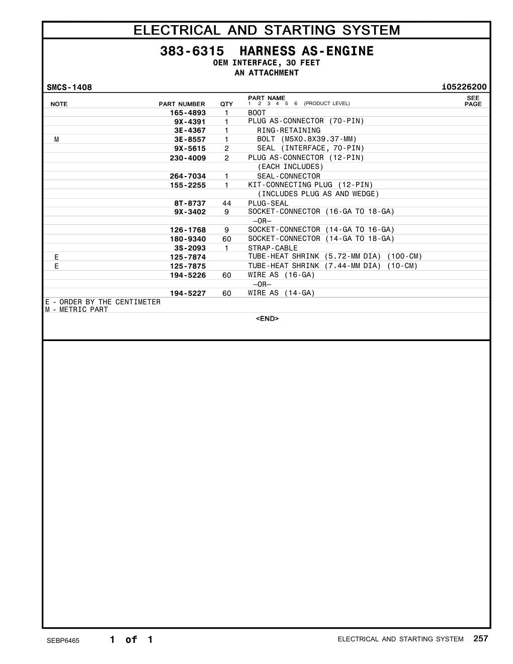 230-4009 - PLUG AS-CONNECTOR (12-PIN) (EACH INCLUDES)