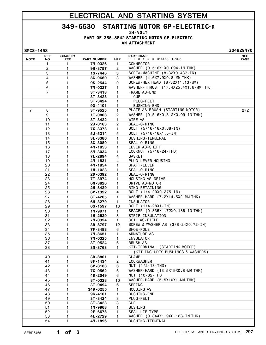 349-6255 HOUSING AS CAT parts manual diagram