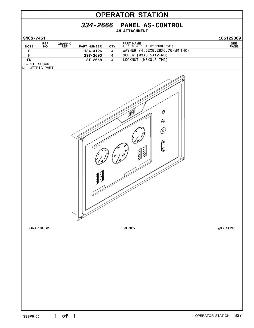 8T-2658 - LOCKNUT (M3X0.5-THD)