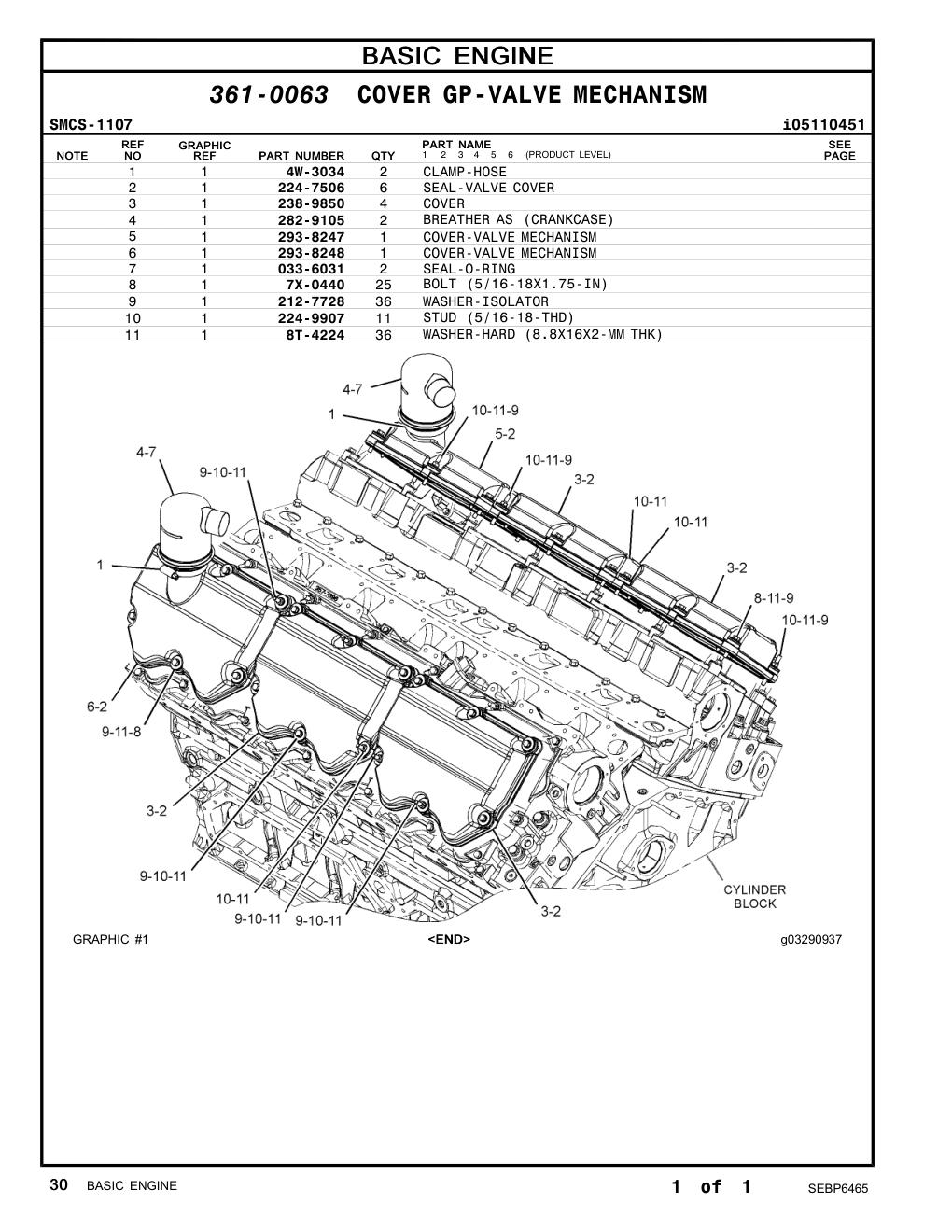 238-9850 COVER CAT parts manual diagram