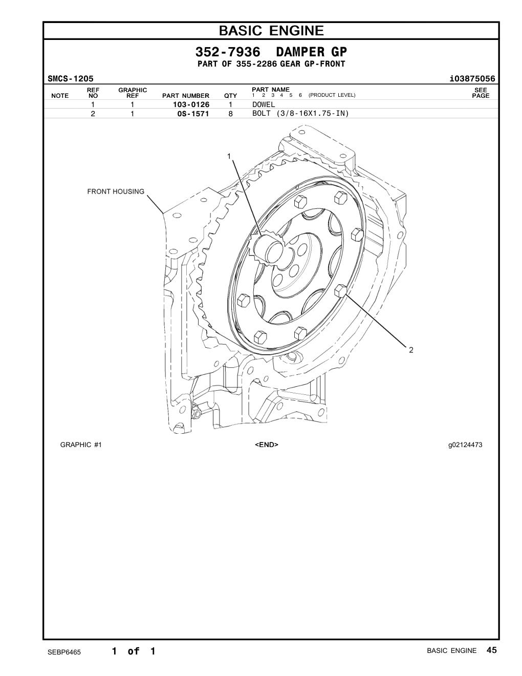 0S-1571 - BOLT (3/8-16X1.75-IN)