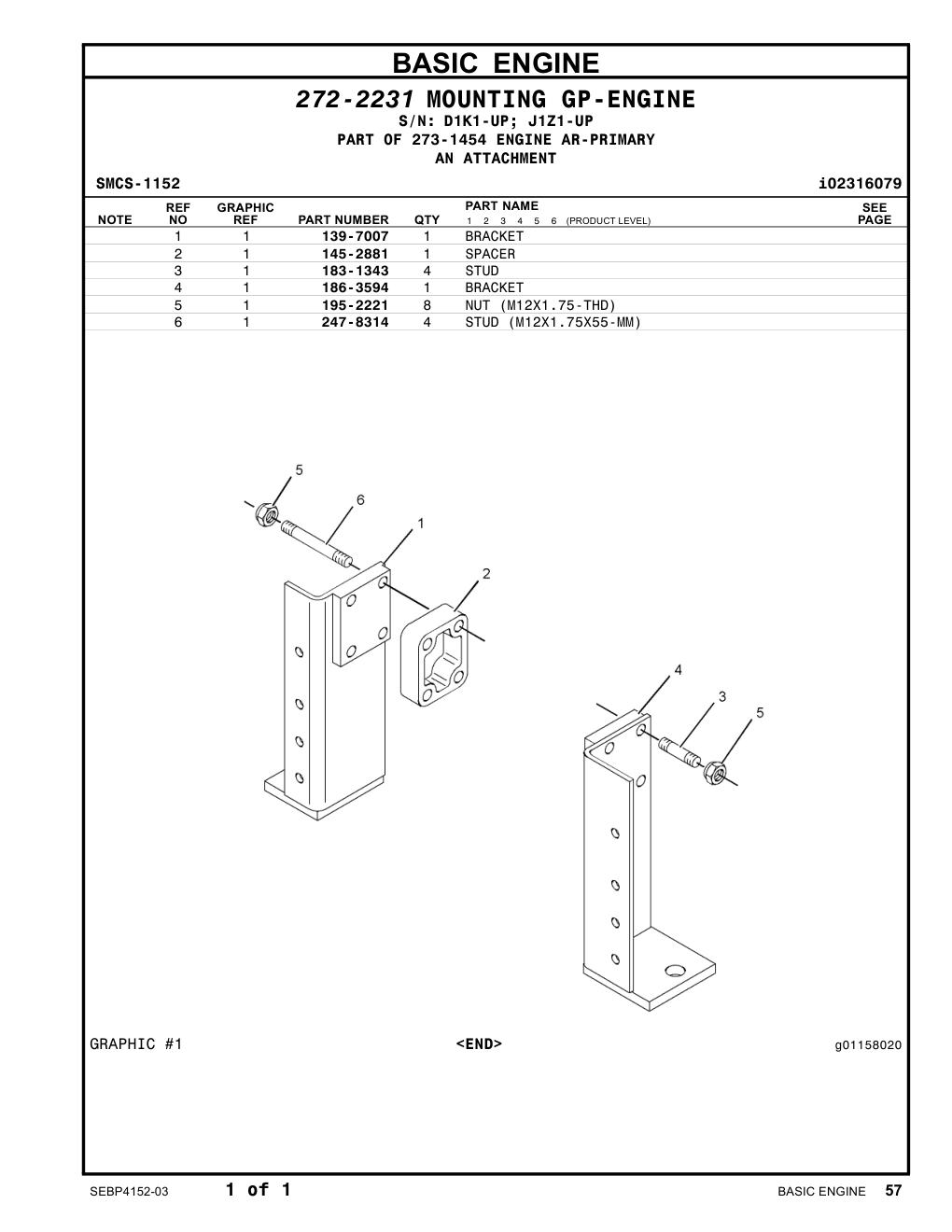 186-3594 BRACKET CAT parts manual diagram