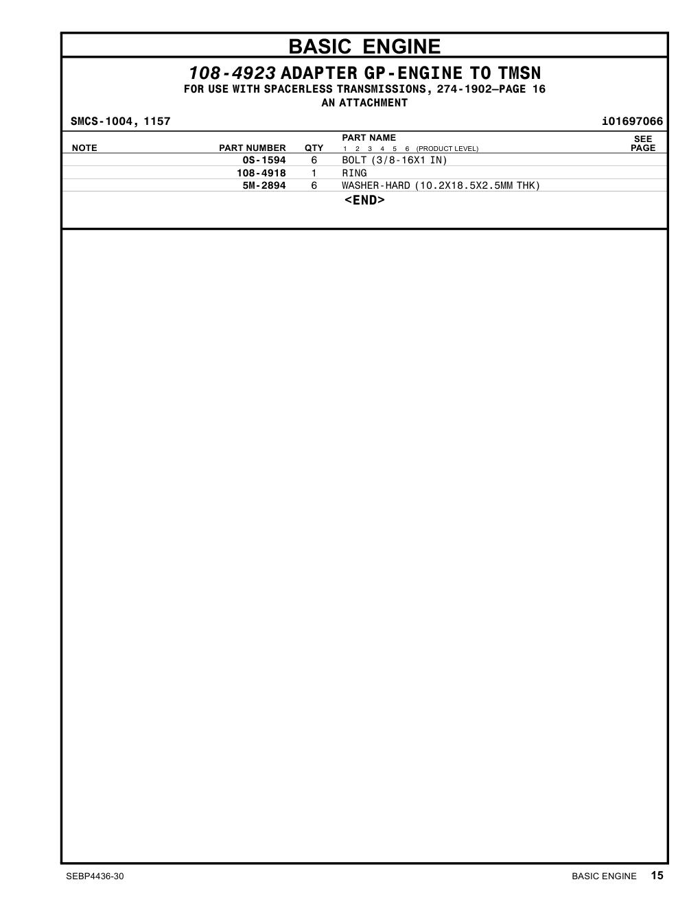 5M-2894 - WASHER-HARD (10.2X18.5X2.5MM THK)