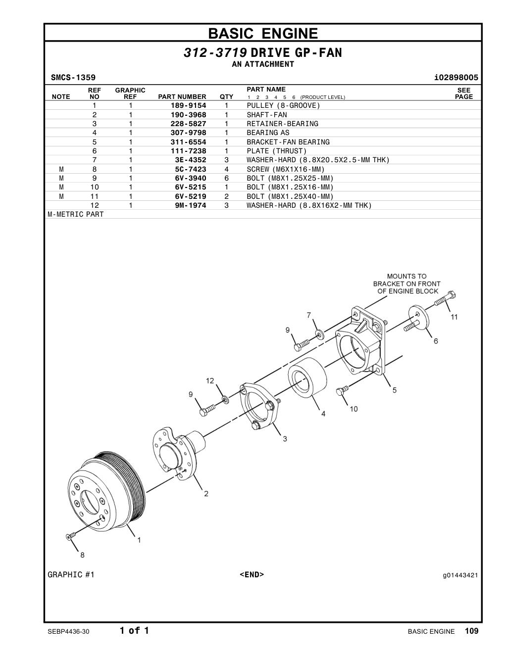 111-7238 PLATE(THRUST) CAT parts manual diagram