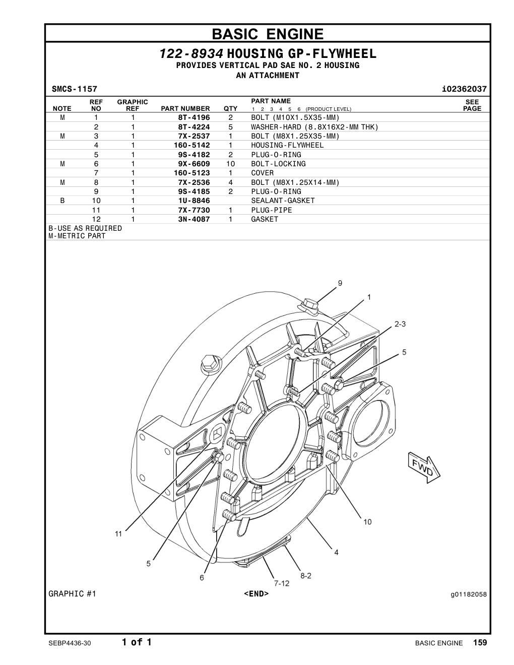 3N-4087 GASKET CAT parts manual diagram