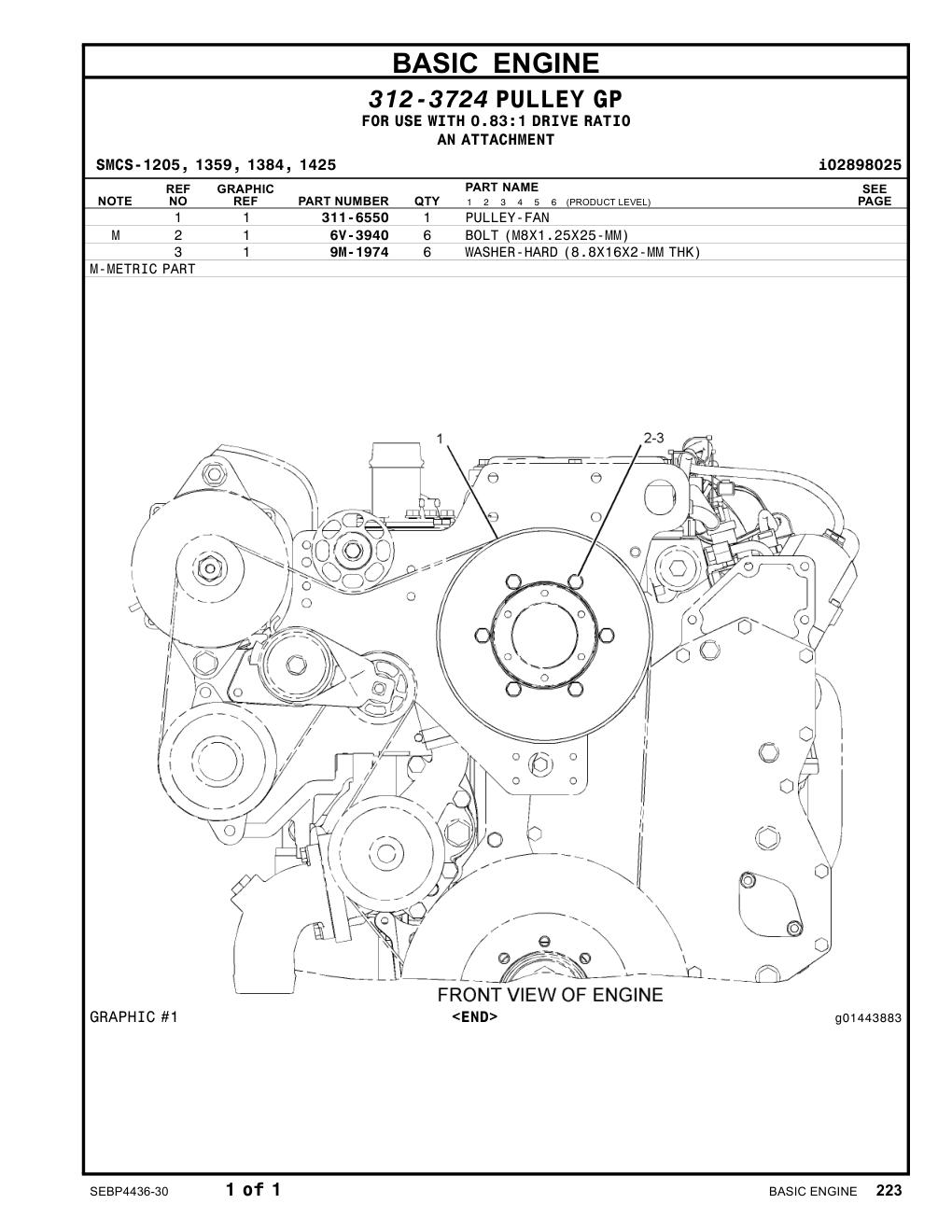 311-6550 - PULLEY-FAN