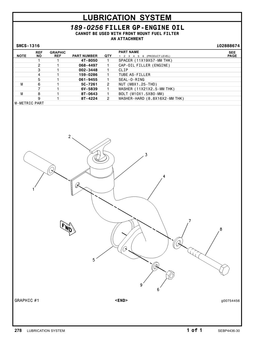 4T-8050 SPACER(11X19X57-MMTHK) CAT parts manual diagram