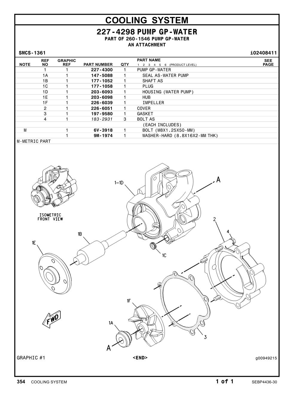 197-9580 GASKET CAT parts manual diagram