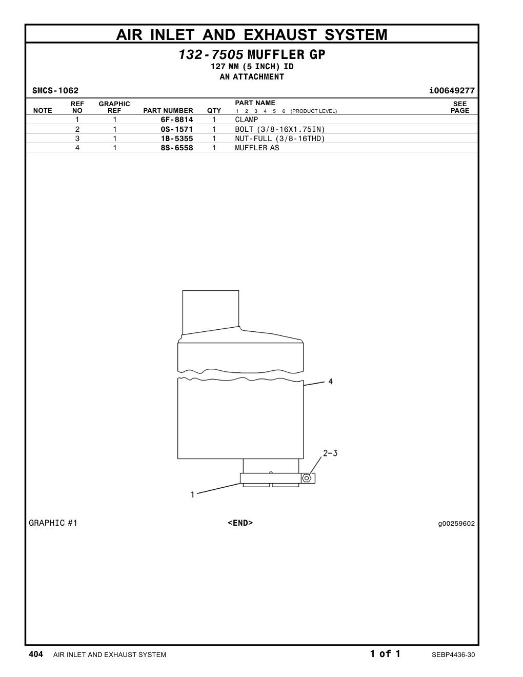 0S-1571 - BOLT (3/8-16X1.75-IN)