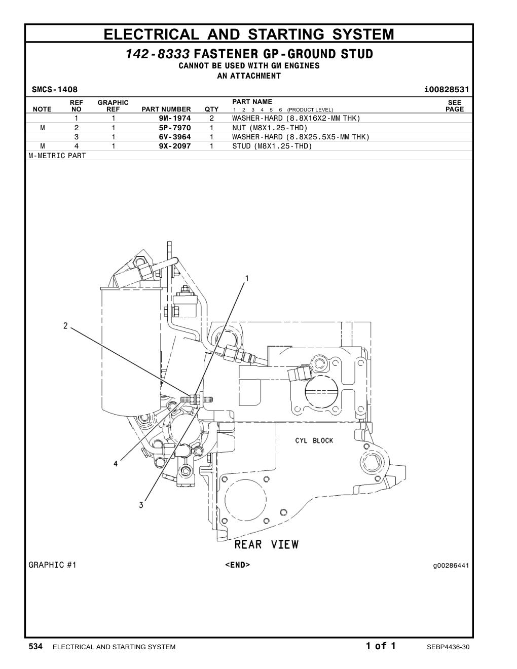 6V-3964 - WASHER-HARD (8.8X25.5X5-MM THK)