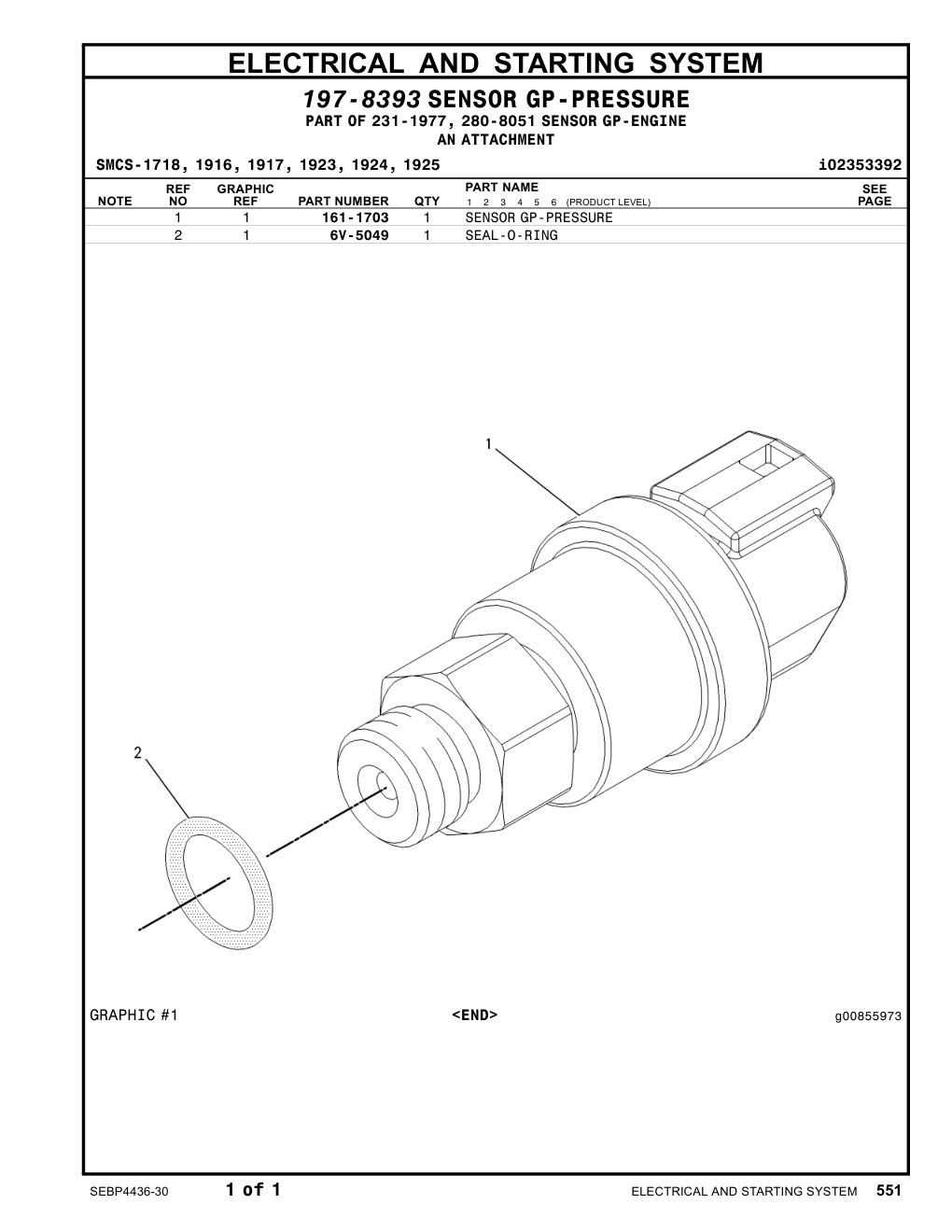 161-1703 - SENSOR GP
