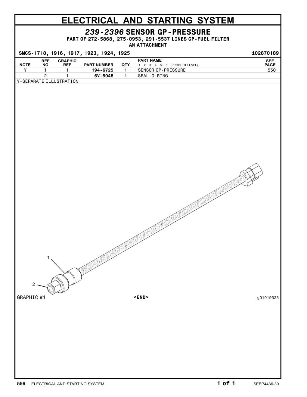 194-6725 - SENSOR GP