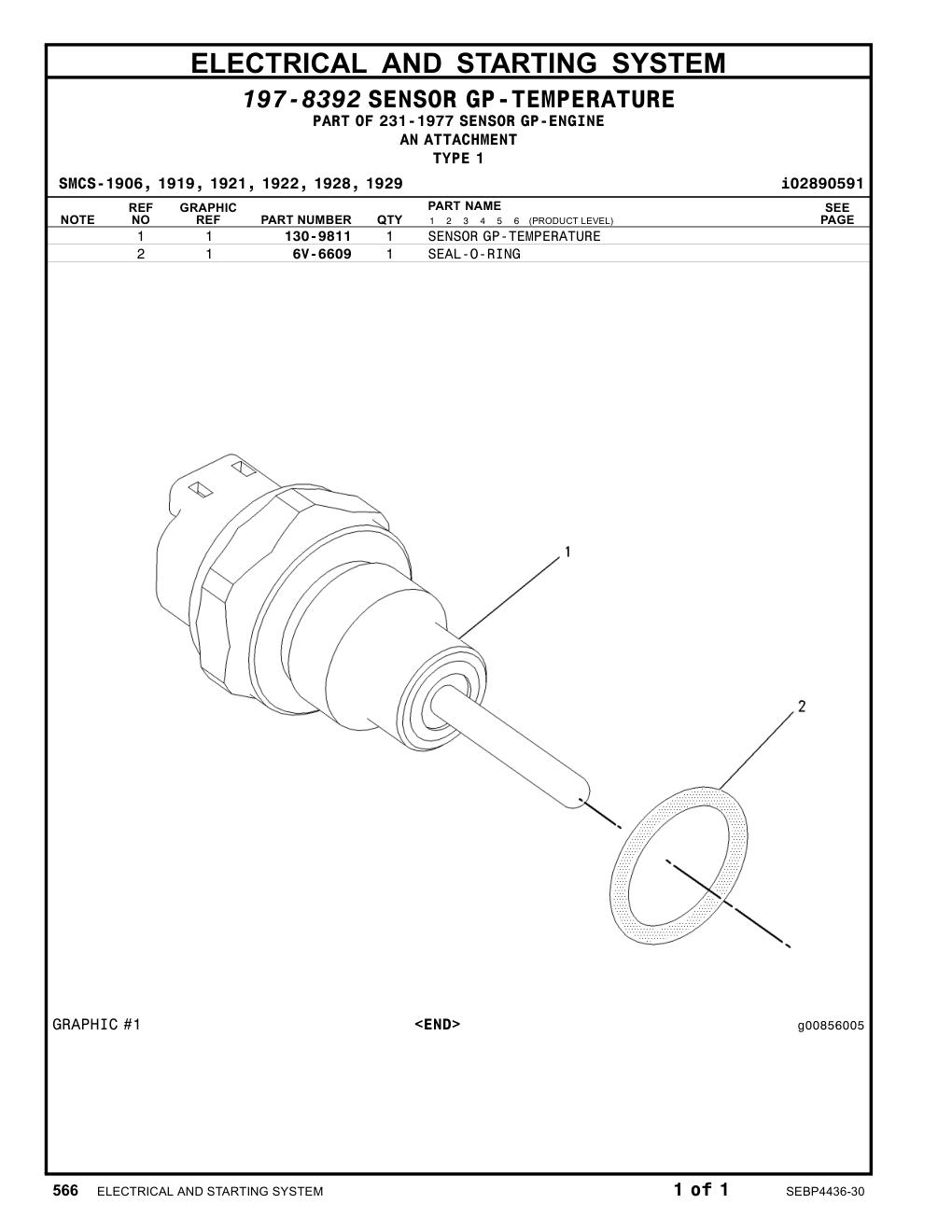 6V-6609 - SEAL-O-RING