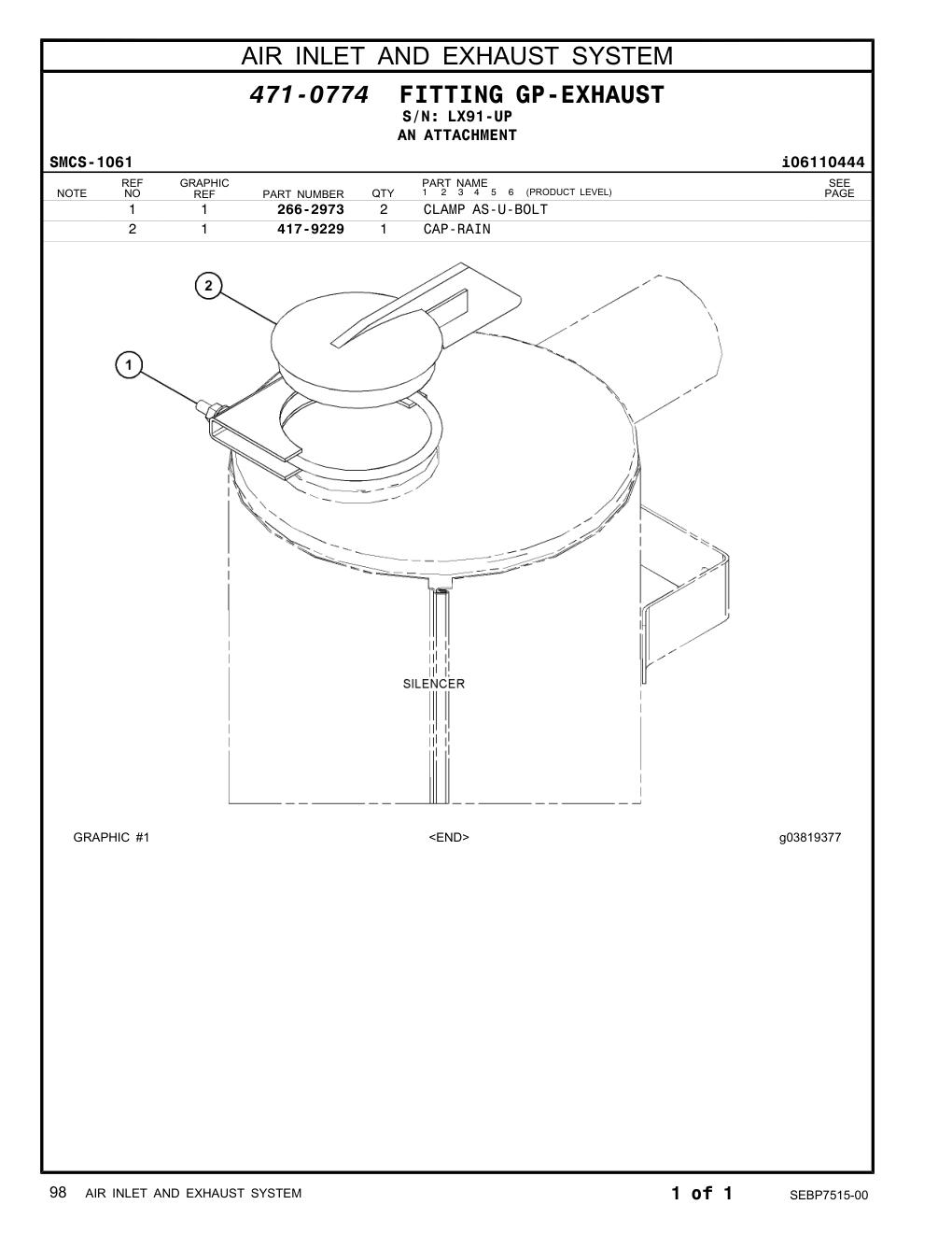 266-2973 - CLAMP AS-U-BOLT