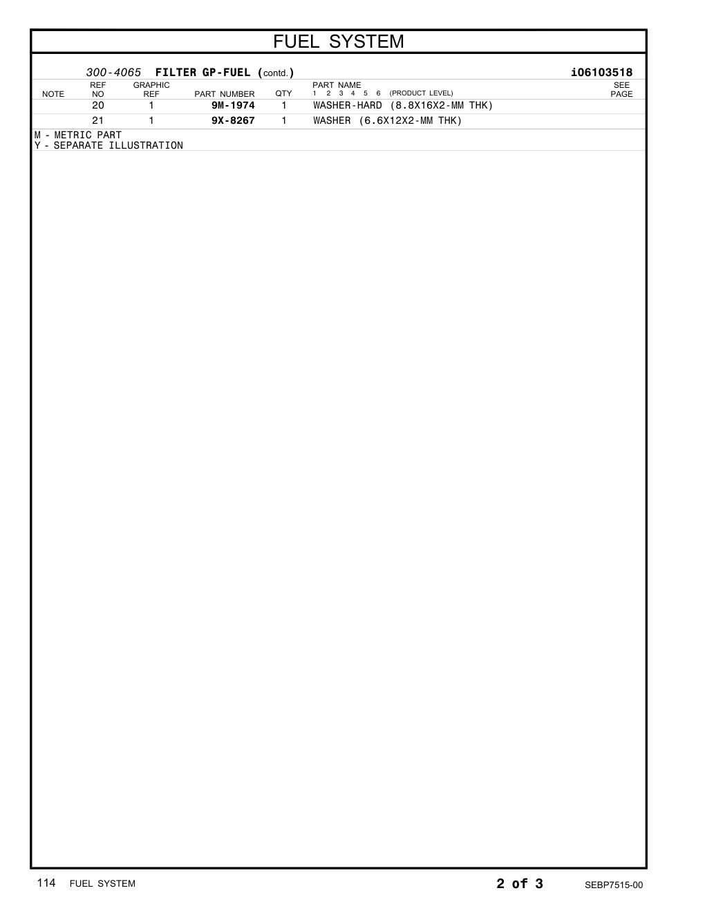 9X-8267 - WASHER (6.6X12X2-MM THK)