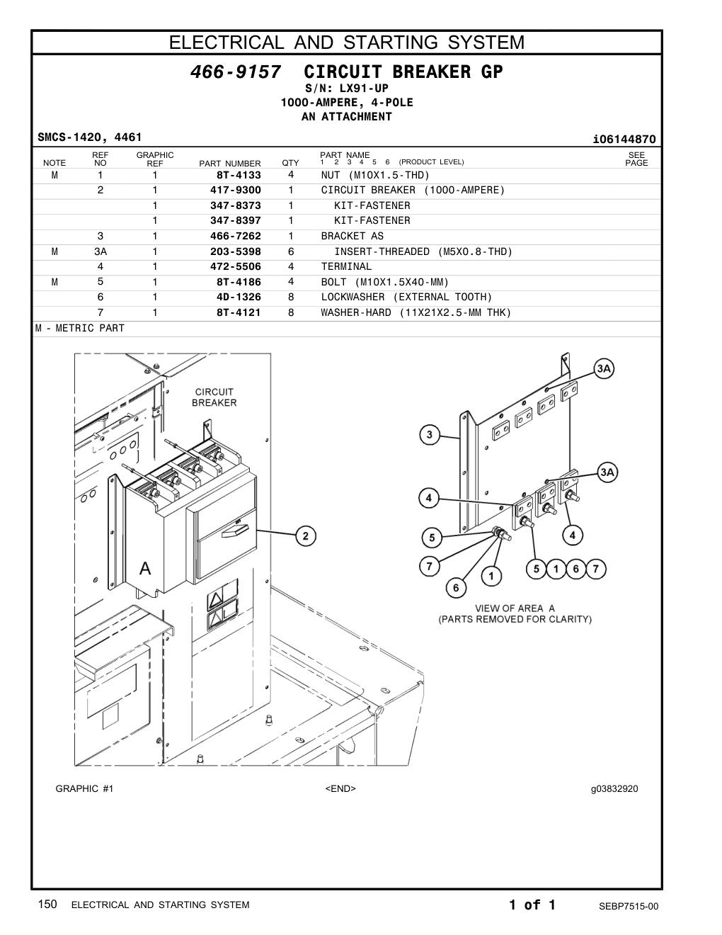 417-9300 - CIRCUIT BREAKER (1000-AMPERE)
