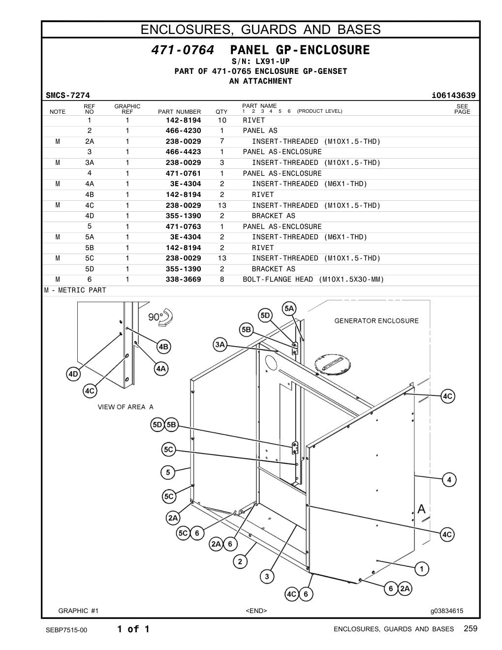 466-4423 - PANEL AS-ENCLOSURE
