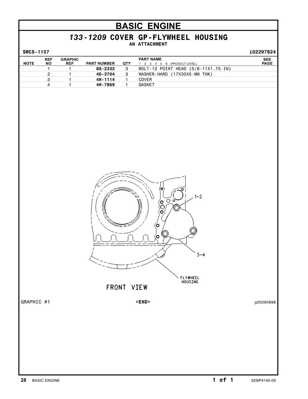 4H-7869 - GASKET