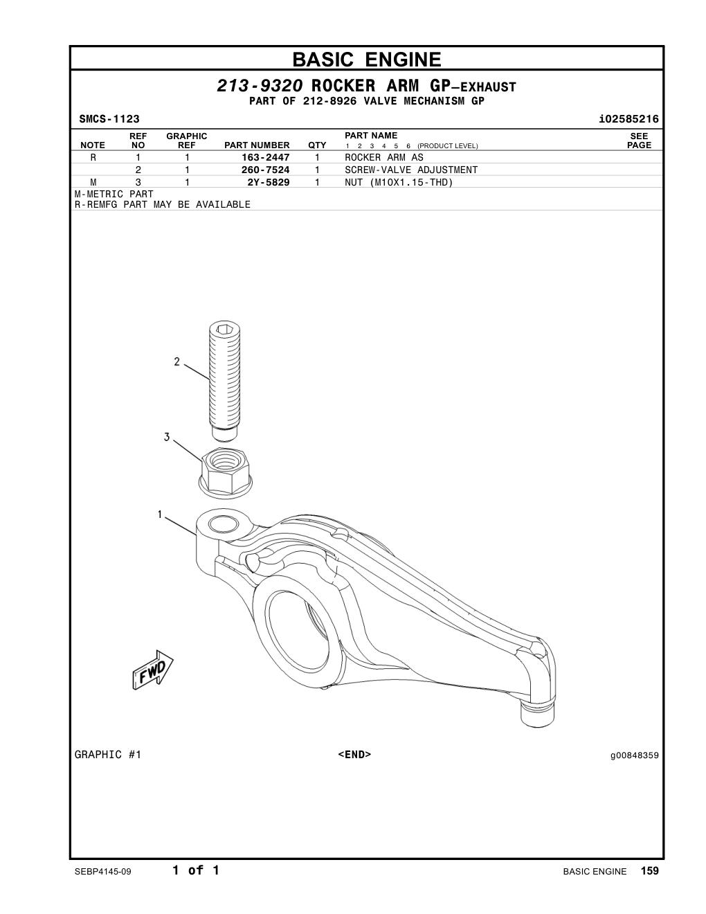 260-7524 - SCREW-VALVE ADJUSTMENT